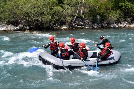 groupe rafting